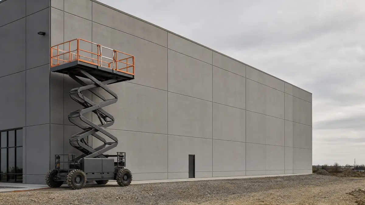 Boom Lifts jobsite access in Durham