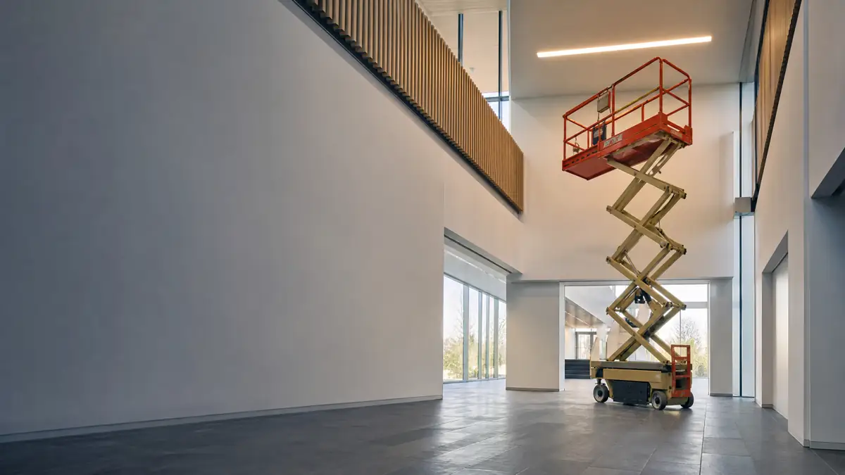 Electric Scissor Lifts jobsite access in Durham